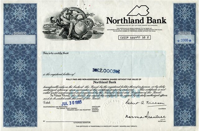 Failure of Northland Bank