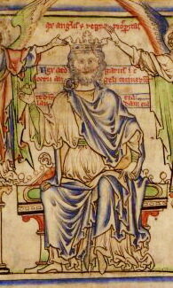Edgar is crowned king of England at Bath