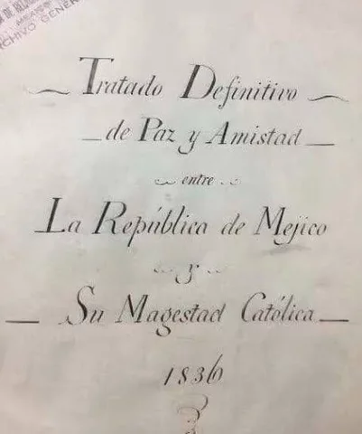 Tratado definitivo de paz y amistad entre la República Mexicana y S.M.C. la Reina Gobernadora de España