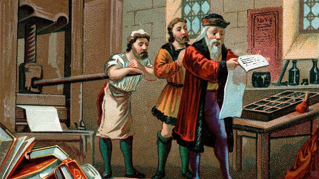 La imprenta de Gutenberg