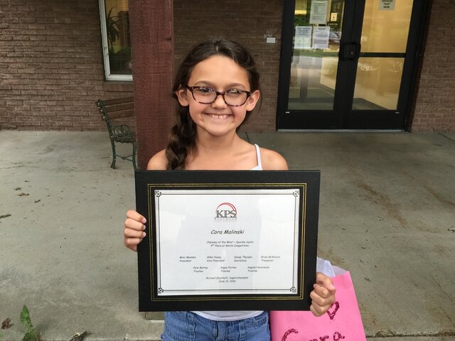 Placed fourth in the world finals for Odyssey of the Mind