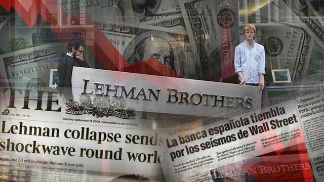 Fallida del banc d'inversió estatunidenc Lehman Brothers