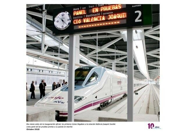 Inauguració de l'AVE Madrid-València