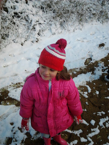 The first day I went to the snow
