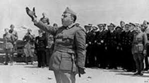 Military dictatorship of Francisco Franco in Spain.
