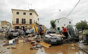 Pluja intensa a Sant Llorenç des Cardassar. (Mallorca): 13 morts.