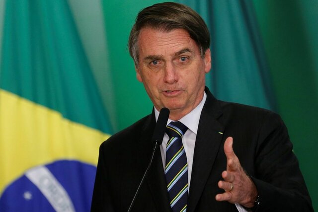 Jair Bolsonaro, president del Brasil.