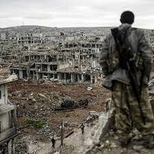 Beginning of the civil war in Syria.