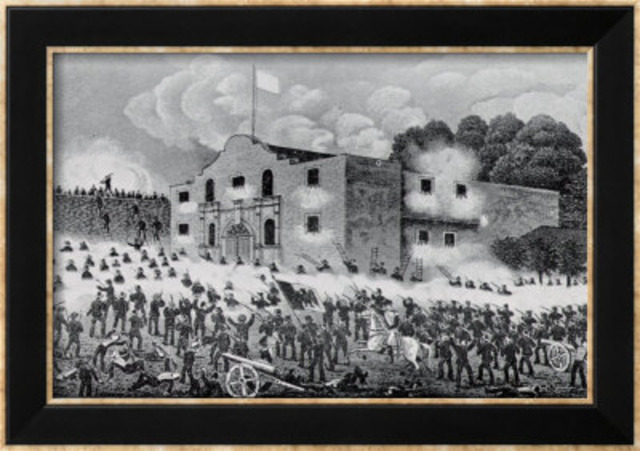 Start of the Seige of the Alamo