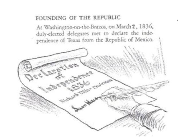Texas Declaration of Independence signed