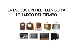 Timeline: EVOLUCIÓN	 DE LA TELEVISIÓN