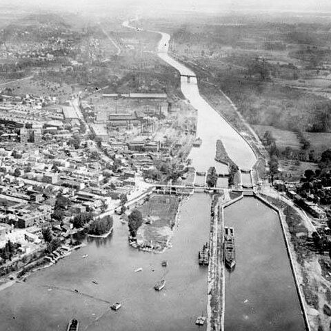 Inauguration du canal Lachine