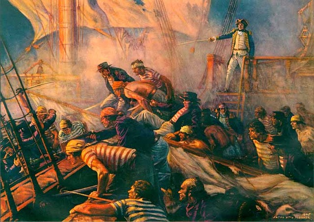 John Paul Jones captures the Serapis