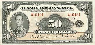 First serie 50$ dollar bill