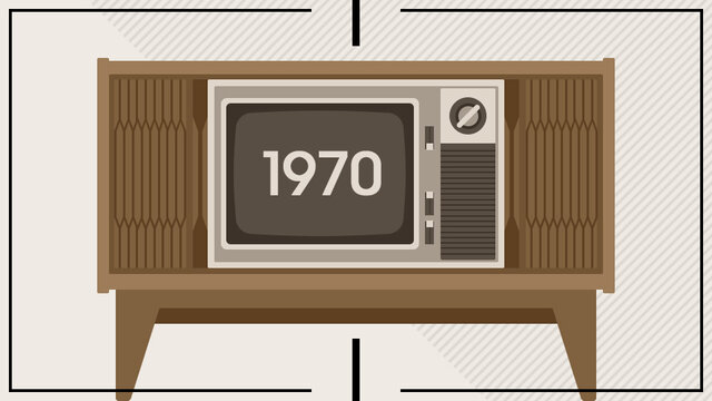 Televisores de los años 1970