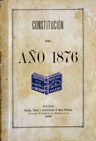 Constitució espanyola del 1876