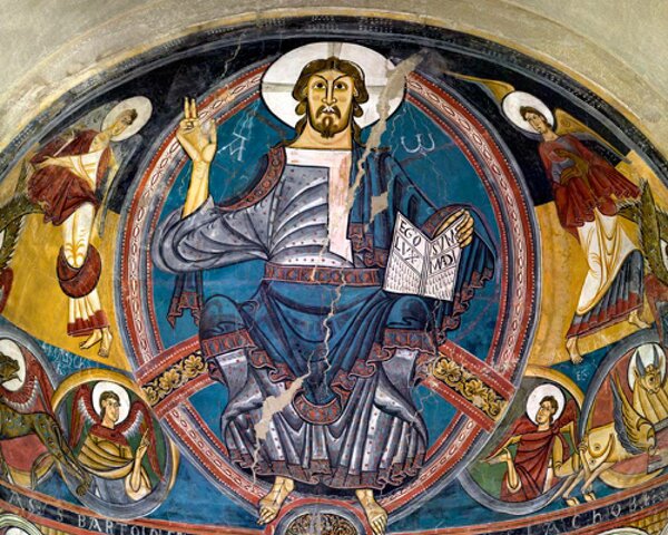 Pintura Pantocràtor (Sant Climent de Taüll