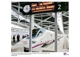 Inauguració de l'AVE Madrid-València