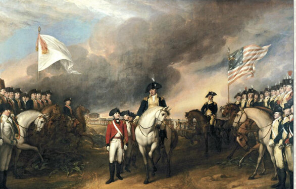 The battle of Yorktown