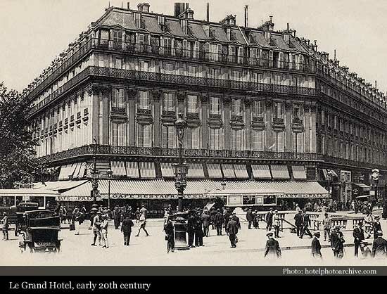 Se construyo el que fue  el Grand Hotel construido en Paris