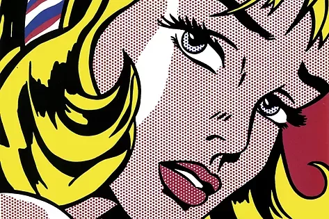 Girl with hair ribbon