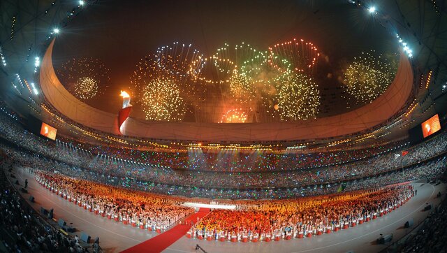Beijing hosts the Olympic Games