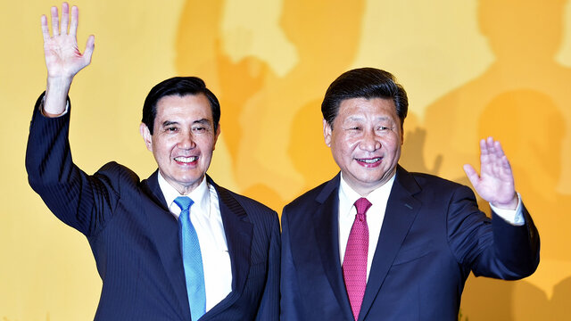 Xi Jingping and Ma Ying-jeou's first meeting