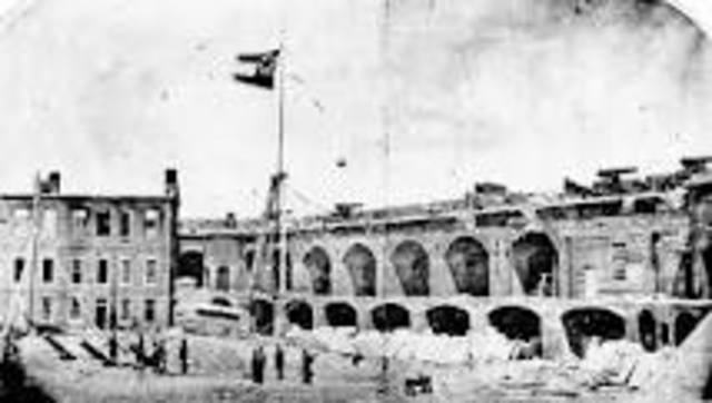 Fort Sumter Attacked