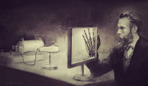 Roentgen presenta su descubrimiento