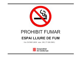 PROHIBICIÓ DE FUMAR EN ESPAIS PÚBLICS TANCATS (FET SOCIAL)