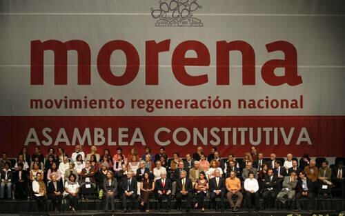 Conformación de Movimiento Regeneración Nacional como partido político