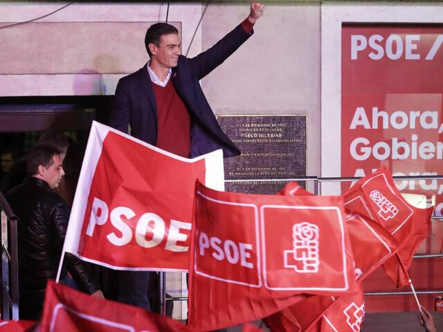 Victòria molt ajustada del PSOE i ascens de l'extrema dreta