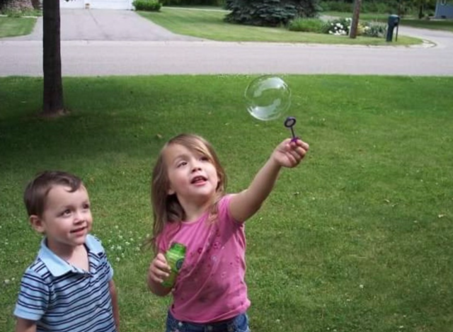 I started walking and talking