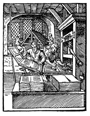 Gutenburg invents printing press