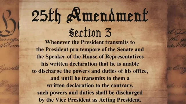 The 25th Amendment