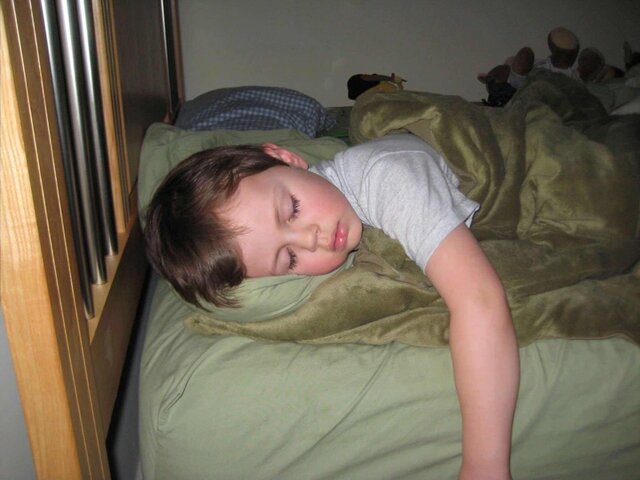 I loved to sleep when I was 6