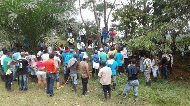 15(V)Bloque Sur Putumayo de las AUC anuncia su permanencia en la zona de la Inspección de El Tigre.