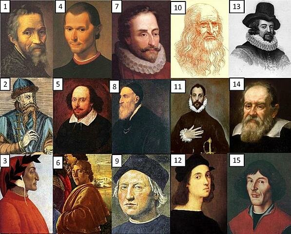 Personajes Representativos del humanismo Renacentista