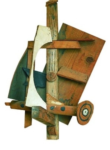 Mandolin and Clarinet by Pablo Picasso