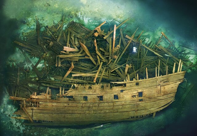 Es hundido un barco a cañonazos en lucha naval