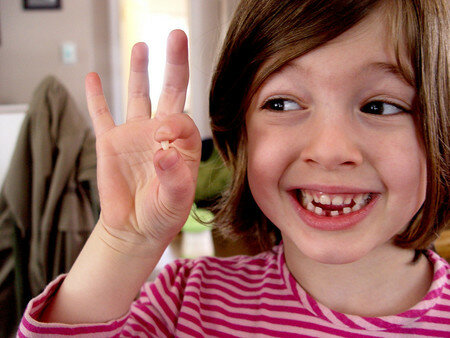 La primera dent que se'm va caure