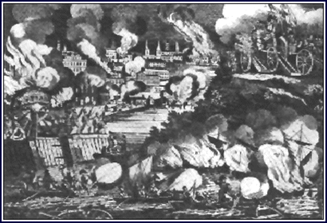 setting fire of the capitol