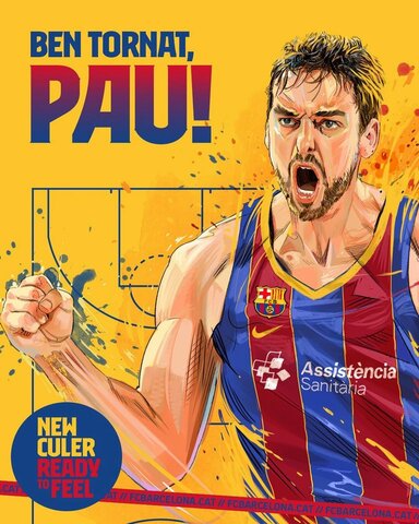 PAU GASOL TORNA AL BARÇA (CULTURAL)