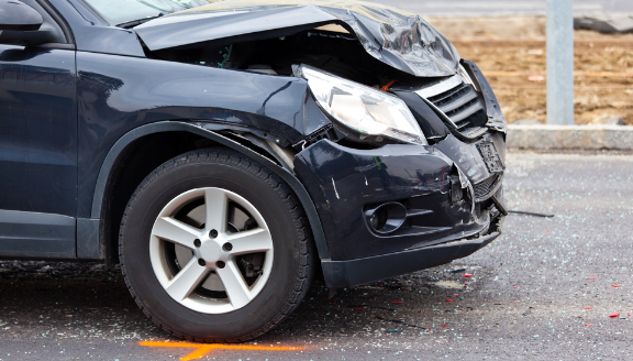 Mom got in car accident