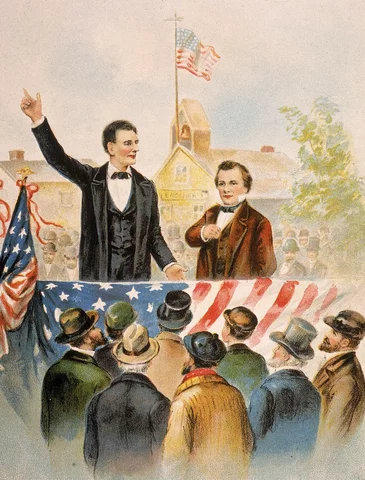 Lincoln Douglass Debates August - October 1858