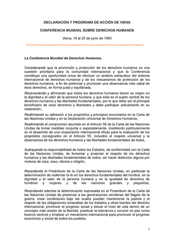 Conferencia Mundial de Derechos Humanos