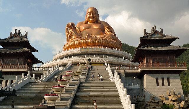 Buddhism becomes a state religion in China