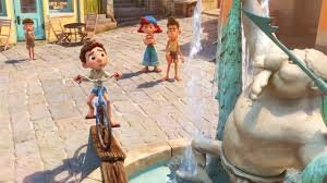 Luca parents find him during the bike race