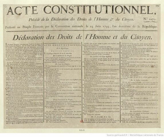 Adoption de l'Acte constitutionnel
