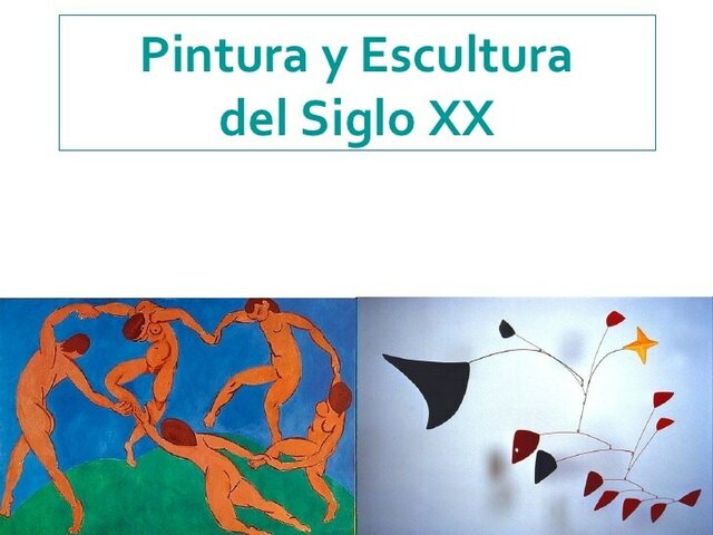 Artes Plásticas Segunda Mitad S.XX